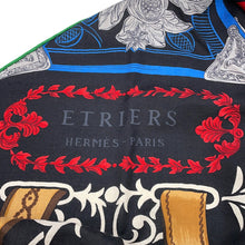 将图像加载到图库查看器中,HERMES Triangle Jean Abumi Remix Etriers Remix 2022 AW Vert/Black/Multicolor Cashmere70% Silk30%