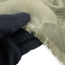 将图像加载到图库查看器中,HERMES Quadrige Shawl Khaki Silk100%