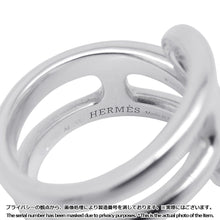 Load image into Gallery viewer, HERMES Chaine d'Ancre Twist Punk Ring Size PM/52/#12 SV925