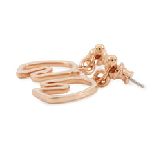 将图像加载到图库查看器中,HERMES Earrings Tonnerre claim Gold Plated Lacquer