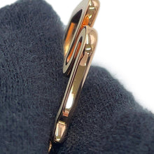 将图像加载到图库查看器中,HERMES Earrings Tonnerre claim Gold Plated Lacquer