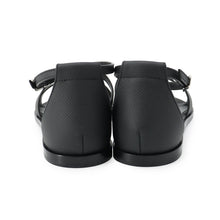 将图像加载到图库查看器中,HERMES Sandals Santorini Black1182138Z Epsom Size 38