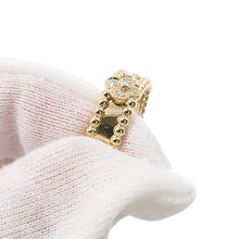 Load image into Gallery viewer, Van Cleef & Arpels Perle Sweet Clover Ring Size 53/#13VCARPJMZ00 18K Yellow Gold