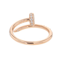 将图像加载到图库查看器中,CARTIER Juste Un Clou Semi-Pavé Ring Size 47/#7 SmallB4231447/B4231400 18K Pink Gold