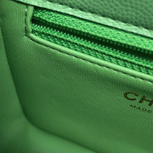 将图像加载到图库查看器中,CHANEL Matelasse ChainShoulder Bag GreenAS2356 Caviar Leather