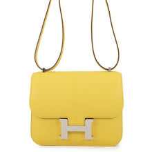 Load image into Gallery viewer, HERMES Constance3 Miroir Jaune de Naples Chevre Myzore Goatskin Size Mini