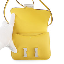 Load image into Gallery viewer, HERMES Constance3 Miroir Jaune de Naples Chevre Myzore Goatskin Size Mini