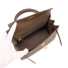 将图像加载到图库查看器中,HERMES Kelly Sellier Etoupe Epsom Size 25
