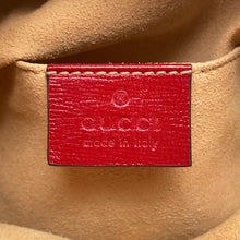 将图像加载到图库查看器中,GUCCI Horsebit1955 Drawstring Bag Shoulder Bag Red602118 000926 Leather