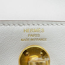将图像加载到图库查看器中,HERMES Lindy Verso Gris Perle/Gris Meyer Swift Leather Size Mini