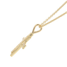 Load image into Gallery viewer, HARRY WINSTON Traffic Cloth Diamond NecklaceCMDYRECRTRF 18K Yellow Gold
