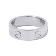 Load image into Gallery viewer, CARTIER LOVE Ring Classic Model Size 51/#11 ClassicB4084751/B4084700 18K White Gold