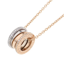 Load image into Gallery viewer, BVLGARI B-ZERO1 Perfect Mistake Necklace K18PG K18WG