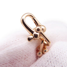 Load image into Gallery viewer, TIFFANY&Co. Hardware Microlink Bracelet Size Large60423431 18K Pink Gold
