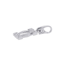 将图像加载到图库查看器中,CARTIER 2C Diamond Bag Charm 18K White Gold