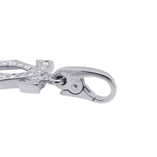 Load image into Gallery viewer, CARTIER 2C Diamond Bag Charm 18K White Gold