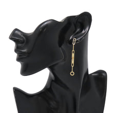 Load image into Gallery viewer, HERMES Kelly Chaine Earrings 18K Yellow Gold
