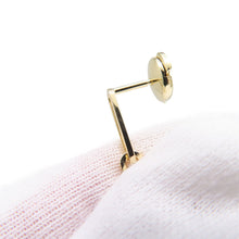 Load image into Gallery viewer, HERMES Kelly Chaine Earrings 18K Yellow Gold