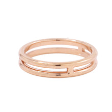 将图像加载到图库查看器中,HERMES Ariane Ring Size 49/#9 18K Pink Gold