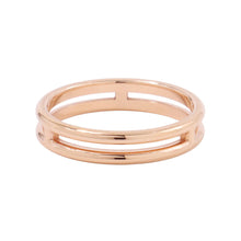 将图像加载到图库查看器中,HERMES Ariane Ring Size 49/#9 18K Pink Gold