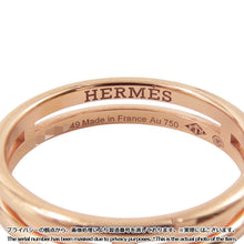 将图像加载到图库查看器中,HERMES Ariane Ring Size 49/#9 18K Pink Gold