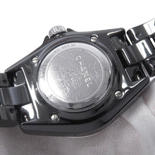 Load image into Gallery viewer, CHANEL J12 W33mm Stainless Steel Ceramic Black DialH5695