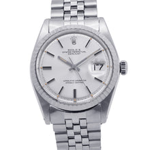 将图像加载到图库查看器中,ROLEX Datejust W36mm Stainless Steel Silver Dial1603