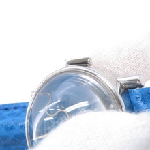 Load image into Gallery viewer, Alain Silberstein Alan Silberstein BOITO ACIER W22mm Stainless Steel Leather Blue Dial