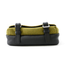 Load image into Gallery viewer, LOEWE Military Messenger Bag XS Black/Gray/Khaki317.12AA72 Leather Wool