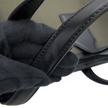 Load image into Gallery viewer, Ferragamo Tote Bag Khaki/Black240842 760250 Canvas Leather