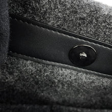 Load image into Gallery viewer, Valentino Garavani VLTN Tote Bag Gray/Black1Y2B0A35BZN Felt Leather Size Medium