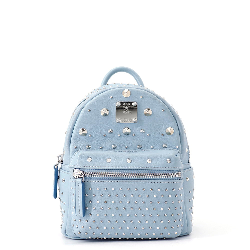 bebe boo backpack mini MCM Stark Special Bebeboo Backpack Light BlueMMK6SVE71LS001 Leather–  GALLERY RARE Global Online Store