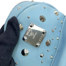 Load image into Gallery viewer, MCM Stark Special Bebeboo Backpack Light BlueMMK6SVE71LS001 Leather