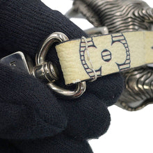 Load image into Gallery viewer, LOUIS VUITTON Chapman Zebra Bag Charm Silver/White PVC
