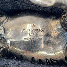 Load image into Gallery viewer, LOUIS VUITTON Chapman Zebra Bag Charm Silver/White PVC