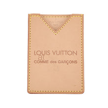 Load image into Gallery viewer, LOUIS VUITTON Comme des Garçons Collaboration Card Case Beige Leather