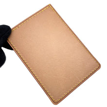 Load image into Gallery viewer, LOUIS VUITTON Comme des Garçons Collaboration Card Case Beige Leather