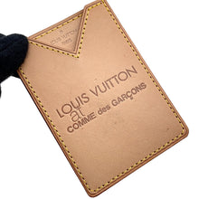 Load image into Gallery viewer, LOUIS VUITTON Comme des Garçons Collaboration Card Case Beige Leather