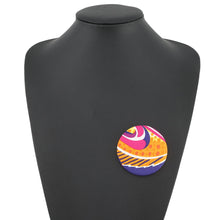 Load image into Gallery viewer, HERMES Petit H Brooch Rose/Rouge/Fuchsia Silk