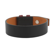Load image into Gallery viewer, HERMES HBracelet Size T4 Black/Red Leather