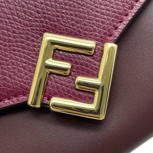 将图像加载到图库查看器中,FENDI FFDiamond Chain Wallet Bordeaux/Purple8M0365 ALV4 Leather
