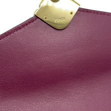 将图像加载到图库查看器中,FENDI FFDiamond Chain Wallet Bordeaux/Purple8M0365 ALV4 Leather