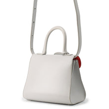 Load image into Gallery viewer, Delvaux Brillon Mirage Gray/OrangeAA0058ACX0AEOPA Calf Leather Size Mini
