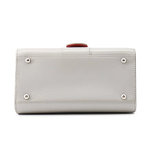 Load image into Gallery viewer, Delvaux Brillon Mirage Gray/OrangeAA0058ACX0AEOPA Calf Leather Size Mini