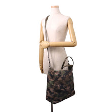 Load image into Gallery viewer, Valentino Garavani Rock Studded Camouflage Star Pattern 2-Way Tote Khaki/MulticolorLY2B0473NY0_A63 Nylon Leather