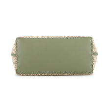 Load image into Gallery viewer, LOEWE Anagram Square Tote Green/WhiteA933C05X01 Canvas Leather