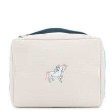 Load image into Gallery viewer, HERMES Gabriole Togo Ivory/Blue Cotton100% Size MM