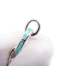 将图像加载到图库查看器中,TIFFANY&Co. Clasping Link Bracelet SV925 TIFFANY&Co. Blue Enamel