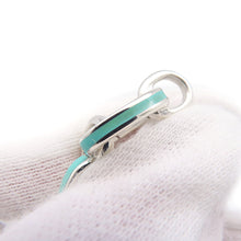 将图像加载到图库查看器中,TIFFANY&Co. Clasping Link Bracelet SV925 TIFFANY&Co. Blue Enamel