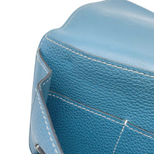 将图像加载到图库查看器中,HERMES Dogon Blue Jean Togo Leather